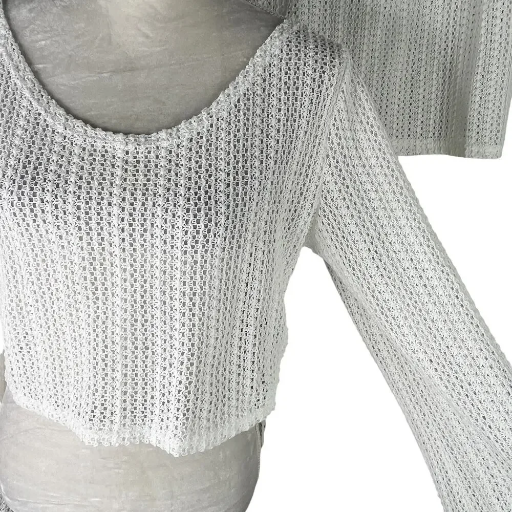 Becotal Swim Coverup Set White Crochet XL Vacation Cruise New